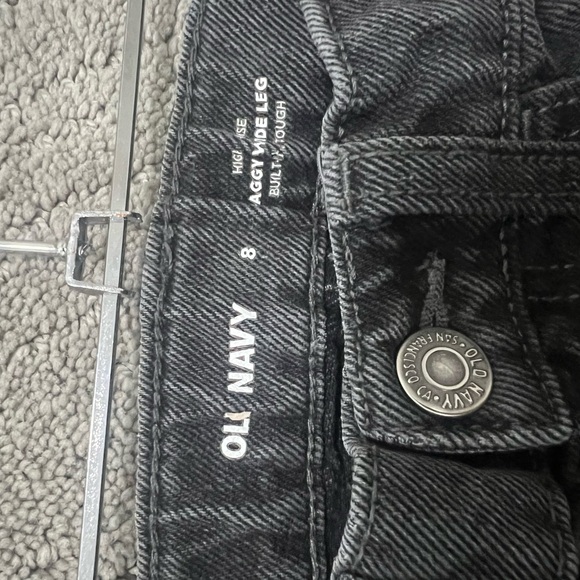 Old navy baggy wide leg jean size 8 in girls - Picture 3 of 4